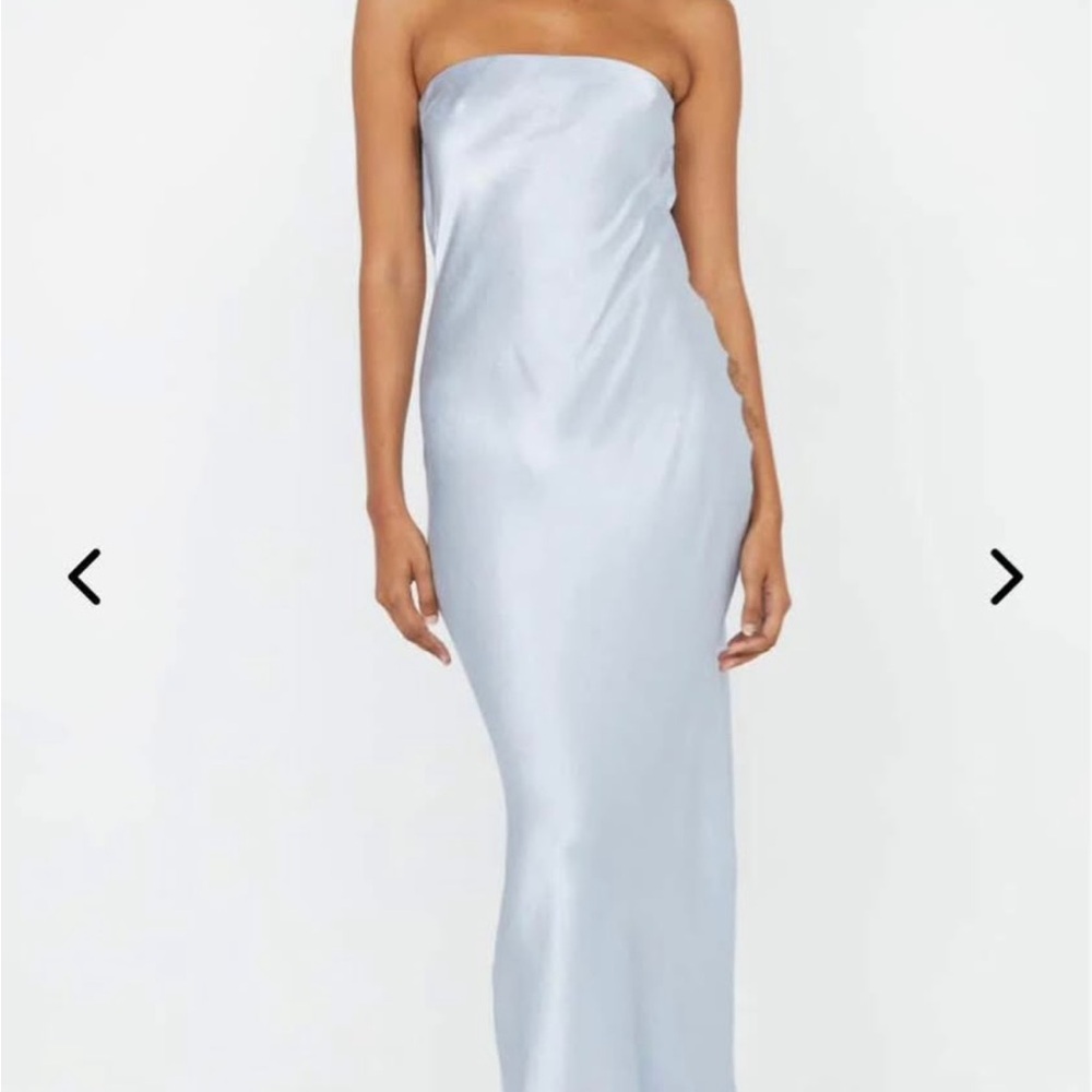 Bec & Bridge Blue Strapless Gown for Weddings